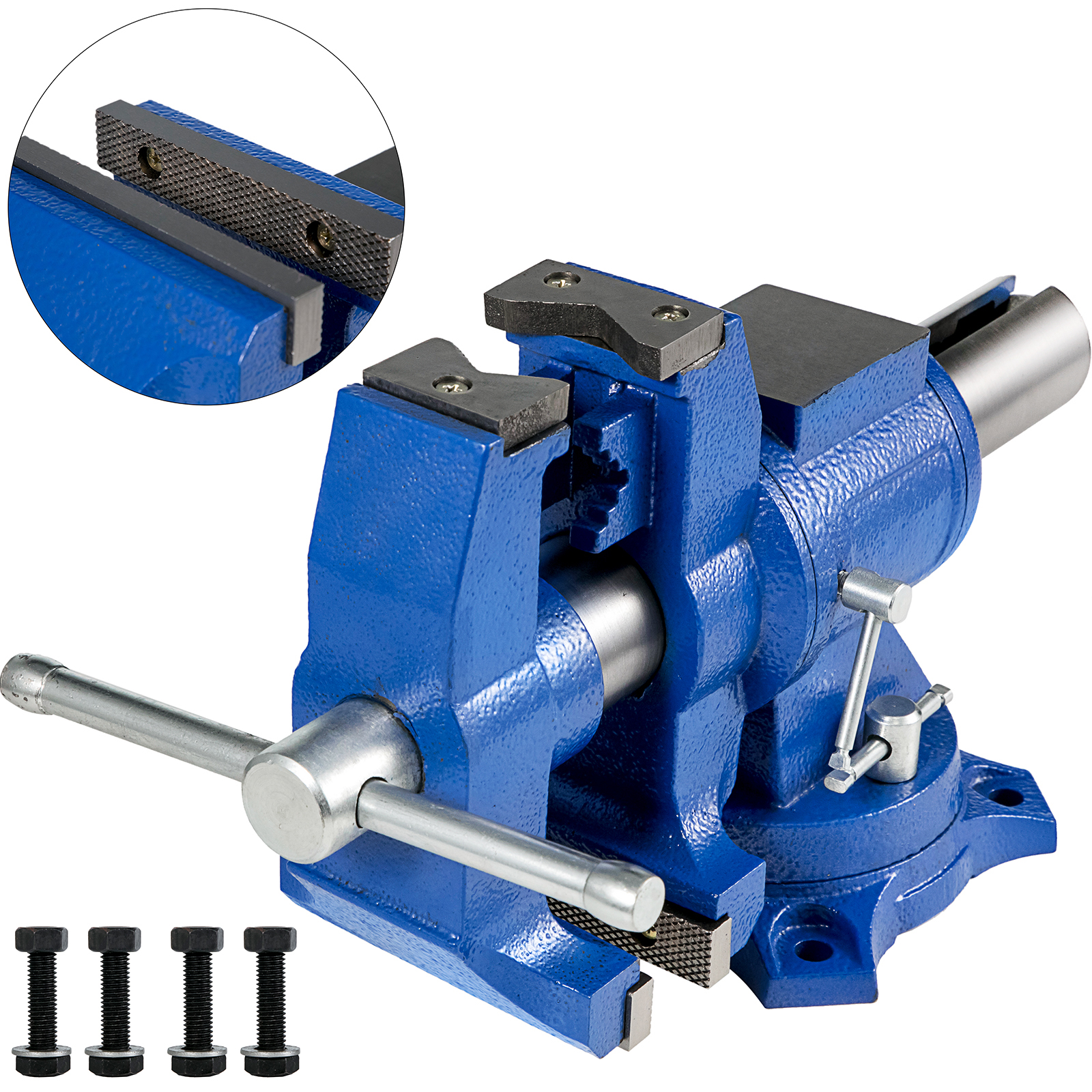 5"/6" Engineers Bench Vice Vise 360 Swivel Base Workshop Clamp Jaw Durable Tool 
