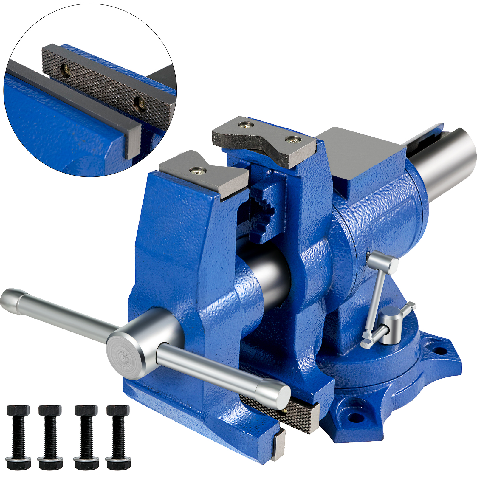 Multi-Purpose Bench Vise 5-Inch with Swivel Base Free Shipping NEW 