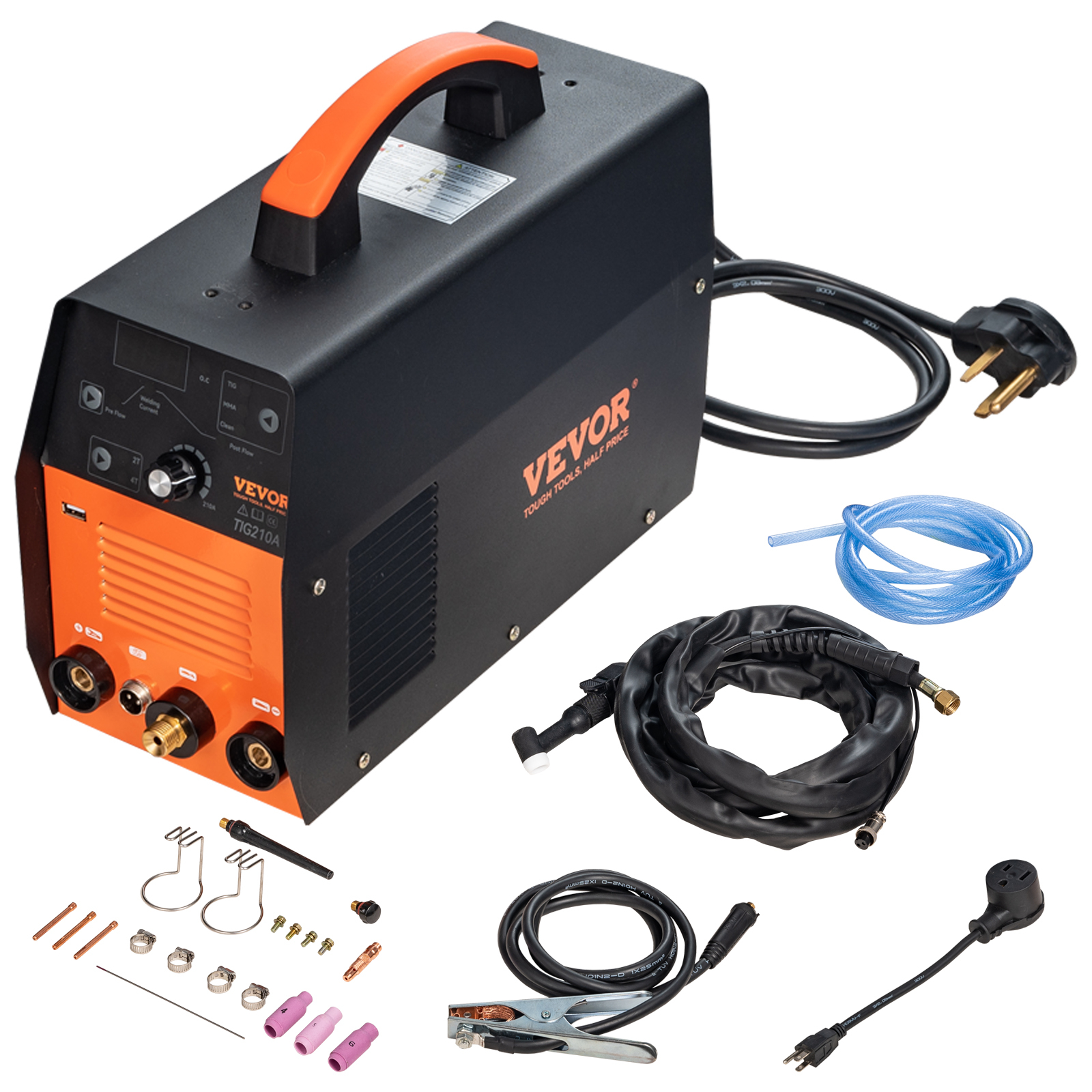 VEVOR 3 In 1 TIG ARC Clean MIG ARC Lift TIG Welding Machine 155 210 