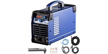 TIG-200, 200 Amp TIG Torch Stick ARC DC Inverter Welder 110/220V Dual ...