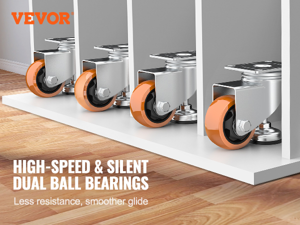 VEVOR Machines Skate Mover Industriële Scooter 3 T Pantserwielen van