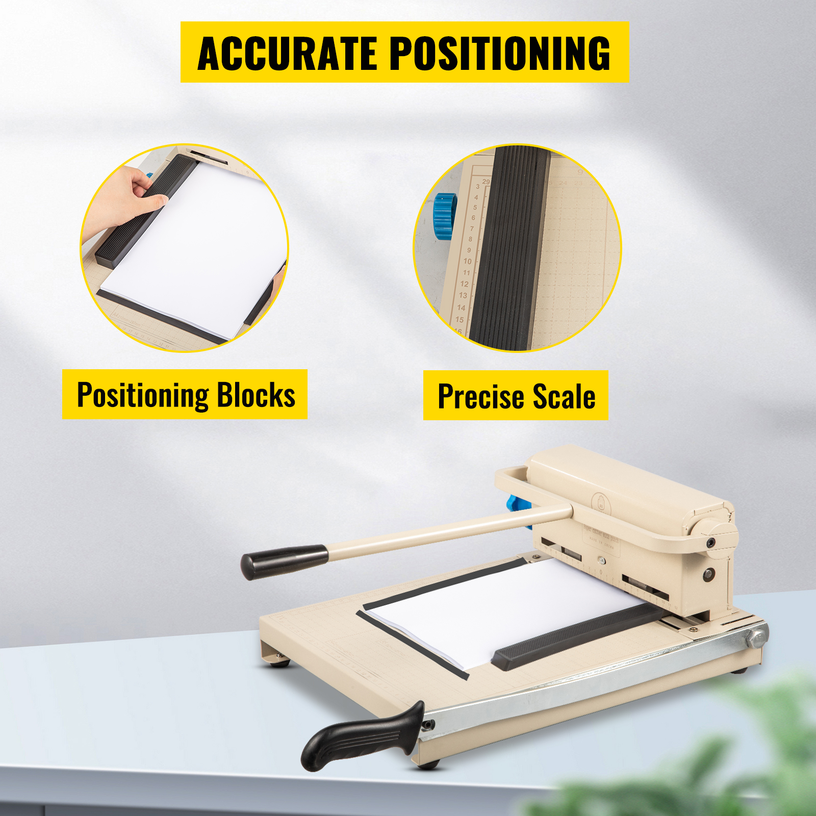 VEVOR VEVOR Heavy Duty Hole Punch 3-Hole 150 Sheet Capacity Heavy Duty  Paper Punch 0.59/15 mm Thickness Hole Puncher High Capacity Metal Body &  Steel Drill Heavy Duty Punches for Paper Tags