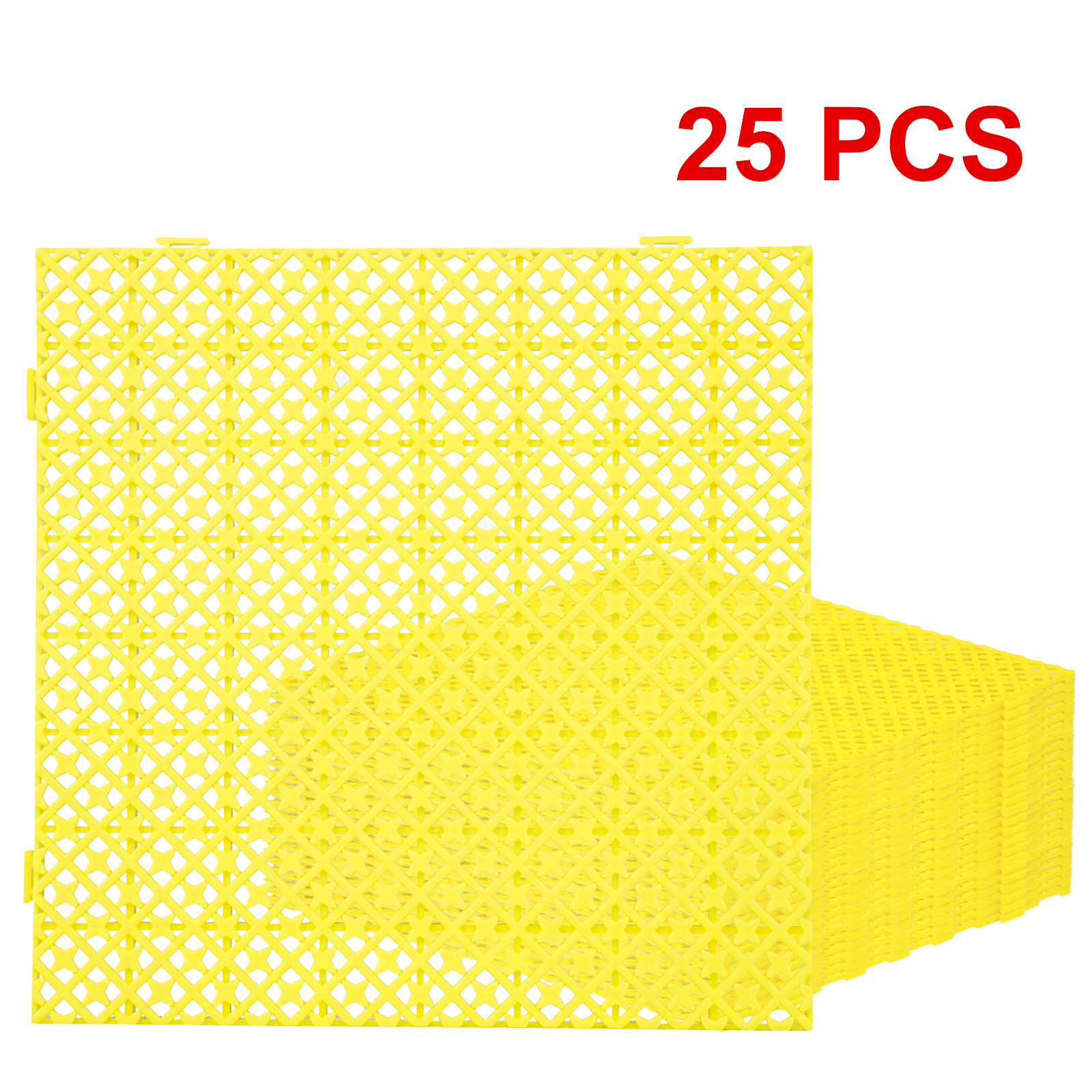 Tapis de Douche Imbriqués, 30x30cm, 25 PCS