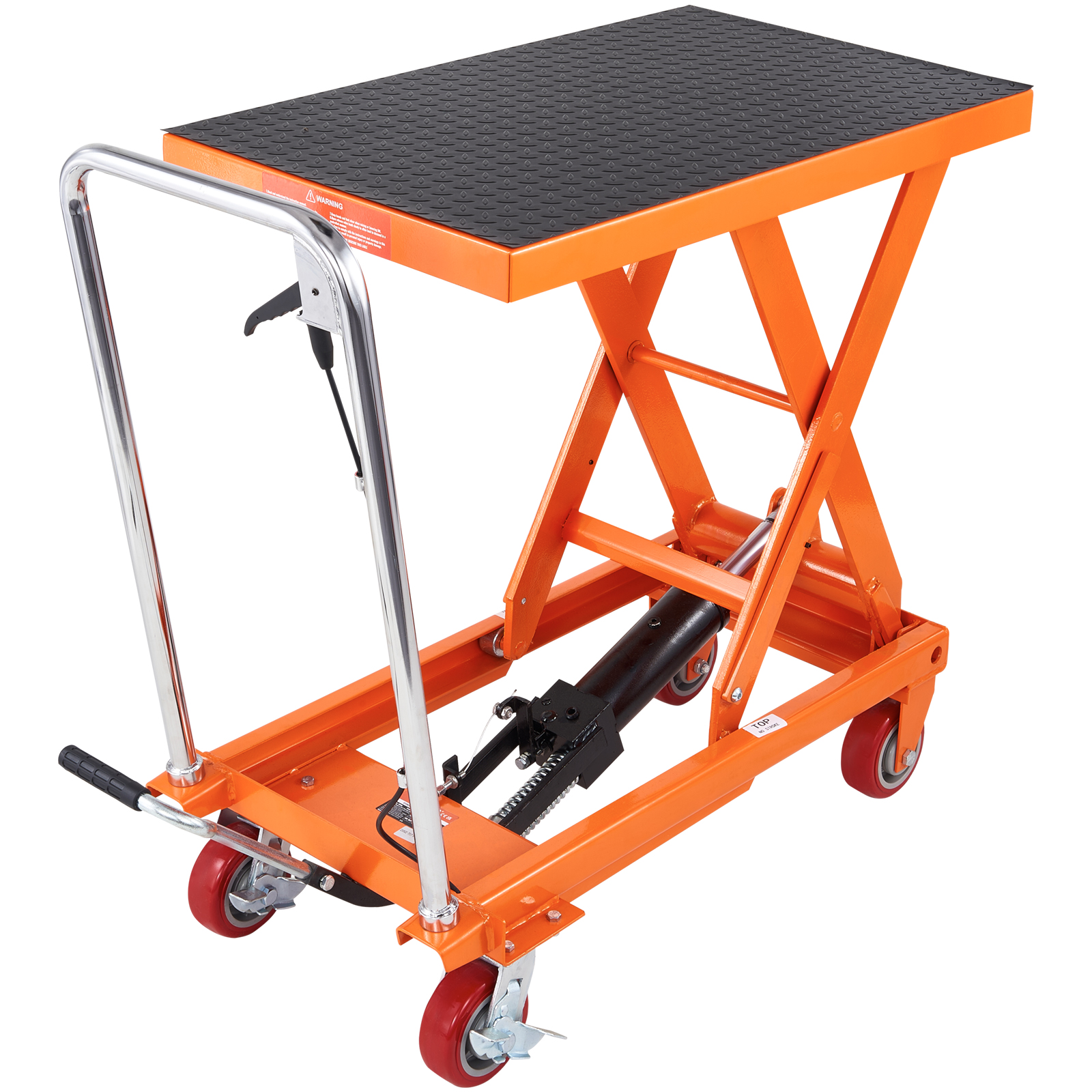 VEVOR Hydraulic Lift Table Cart 1100/330/500/770/1760 lbs Single/Double Scissor - Picture 13 of 110