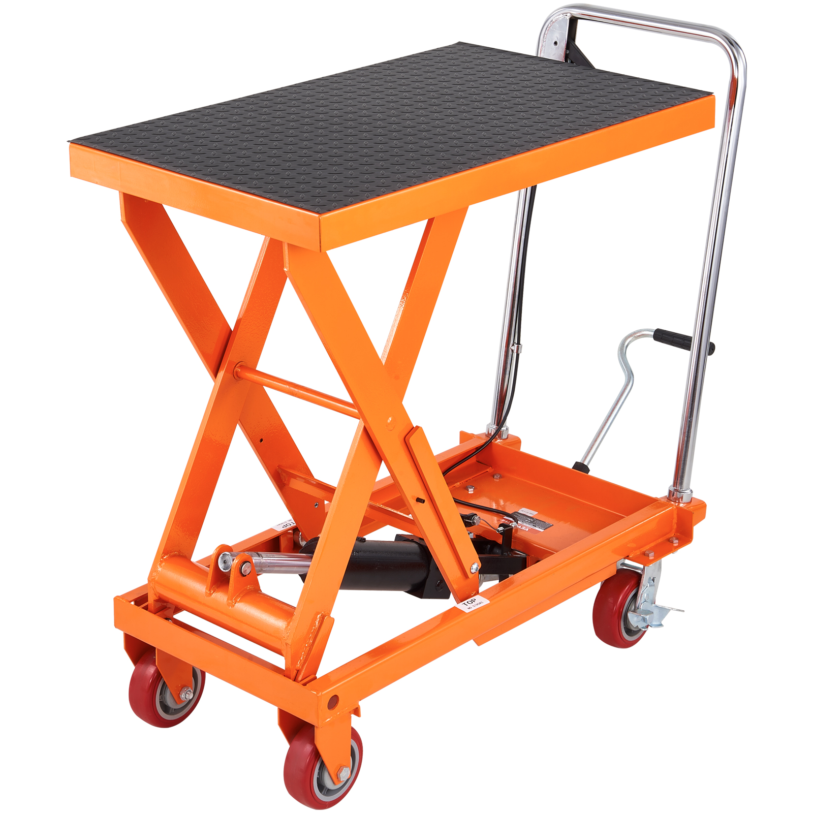 VEVOR Hydraulic Lift Table Cart 1100/330/500/770/1760 lbs Single/Double Scissor - Picture 14 of 110