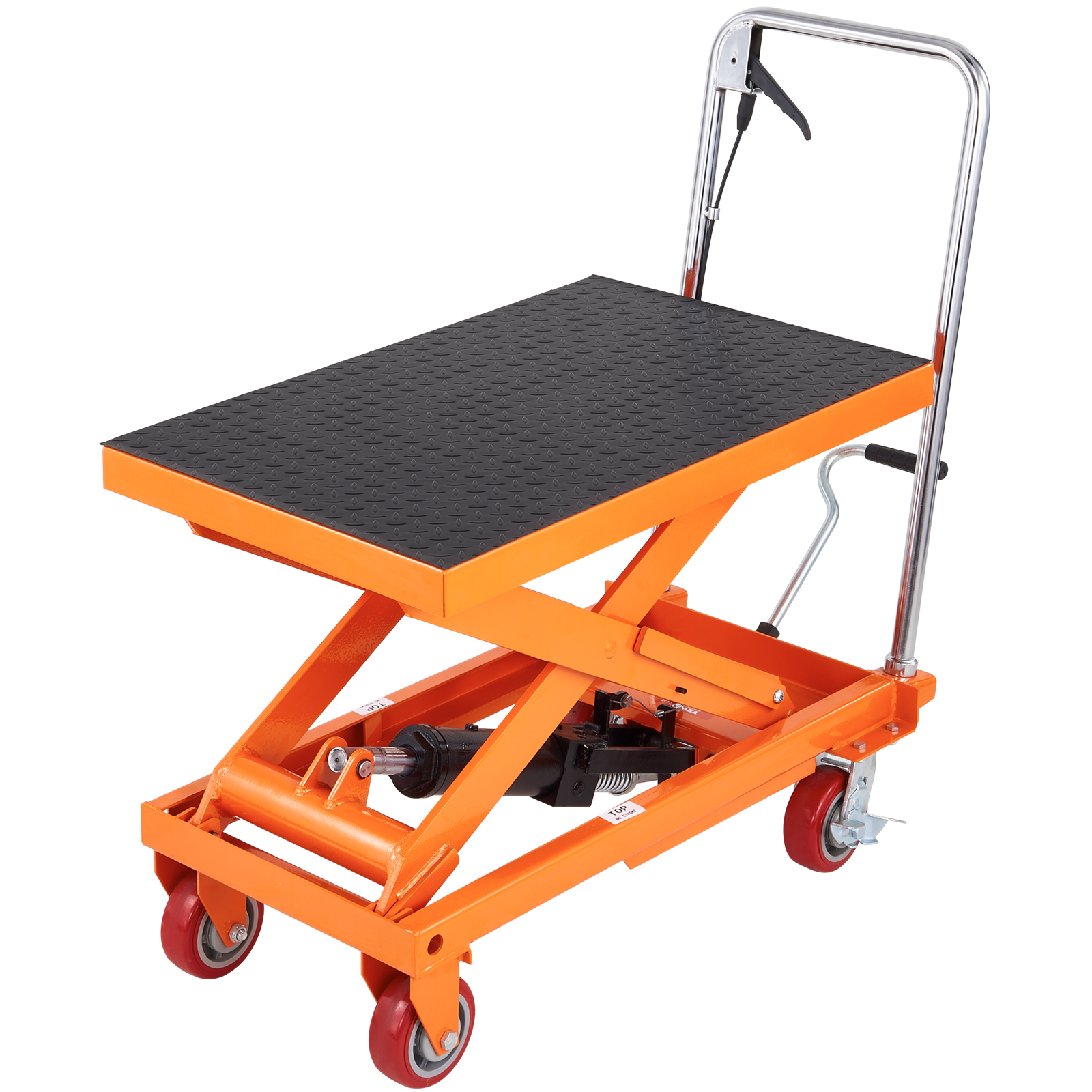 VEVOR Hydraulic Lift Table Cart 1100/330/500/770/1760 lbs Single/Double Scissor - Picture 11 of 110