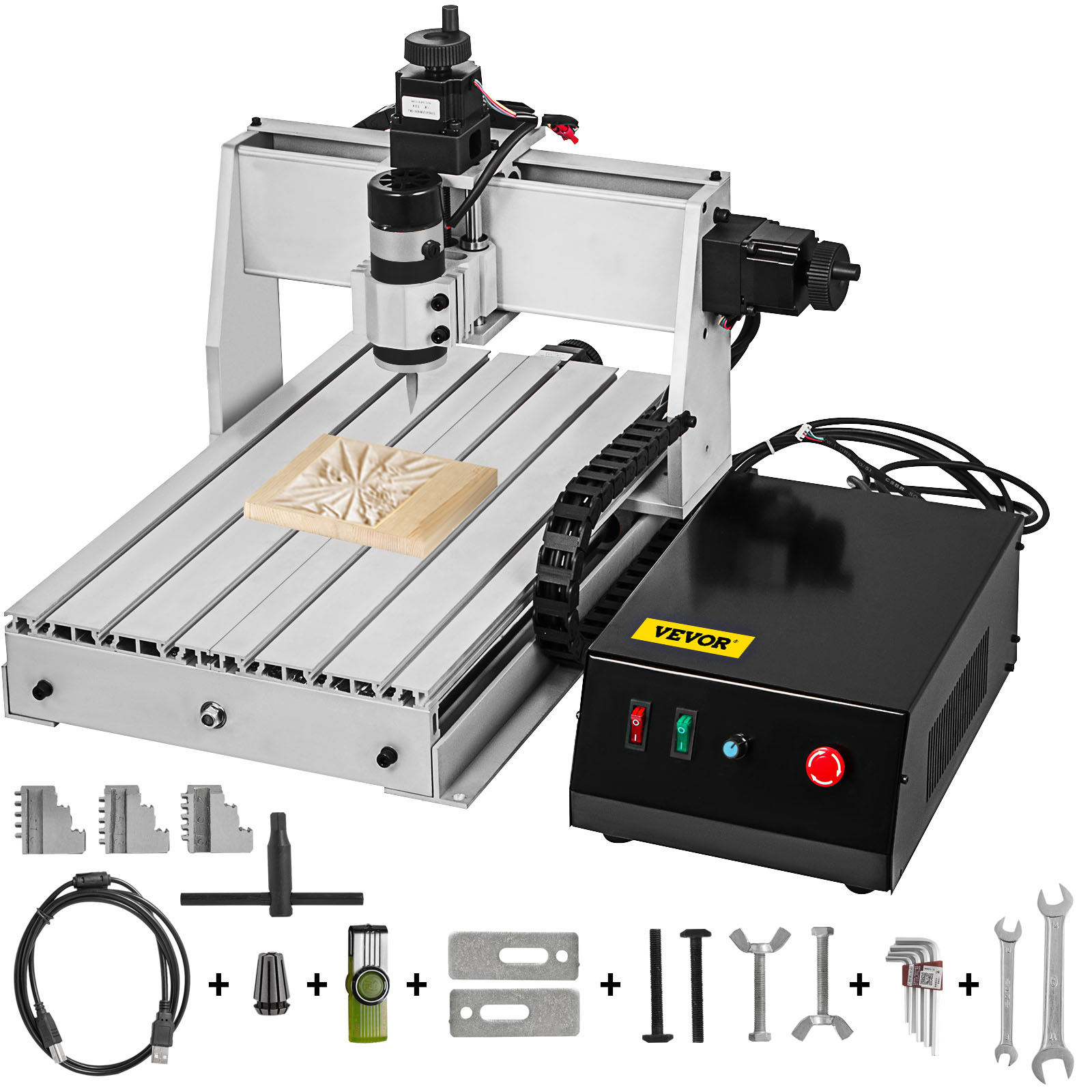 VEVOR Macchina Cnc 3040 Fresatrice Cnc 3 Assi Fresatrice Cnc Con VEVOR Macchina Cnc 3040 Fresatrice Cnc 3 Assi Fresatrice Cnc Con