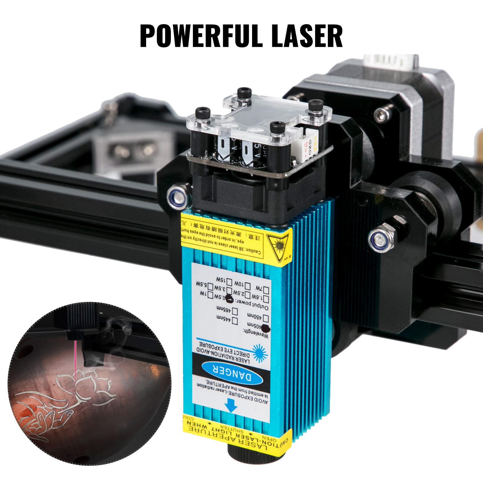 Laser Graviermaschine CNC4050 Maschine 500mW CNC Fräsmaschine Lasergravierer 