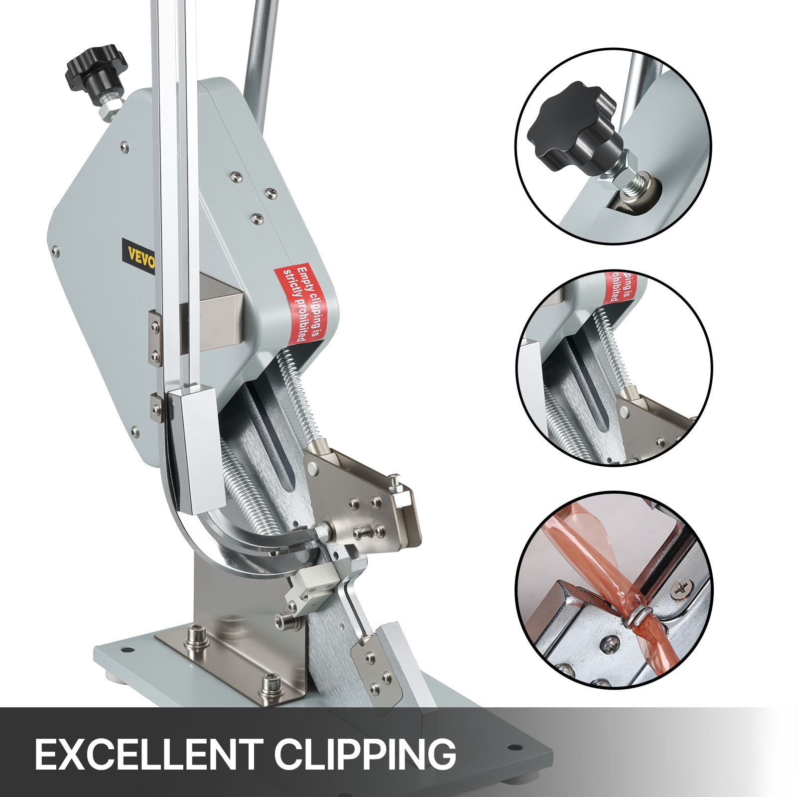 Wurst Clipmaschine Manuell U-Clip Verschlussgerät 8000 Clips Edelstahl Sausage Clipper Machine M100 3w