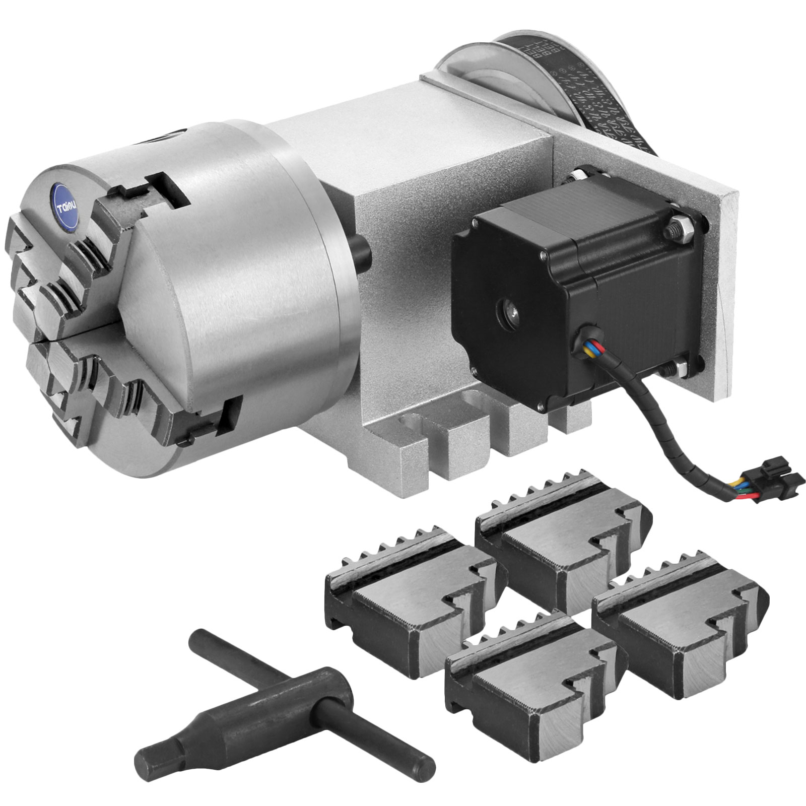 CNC Router Rotational Rotary Axis 4-Jaw 4th-axis Self-centering High Performance 