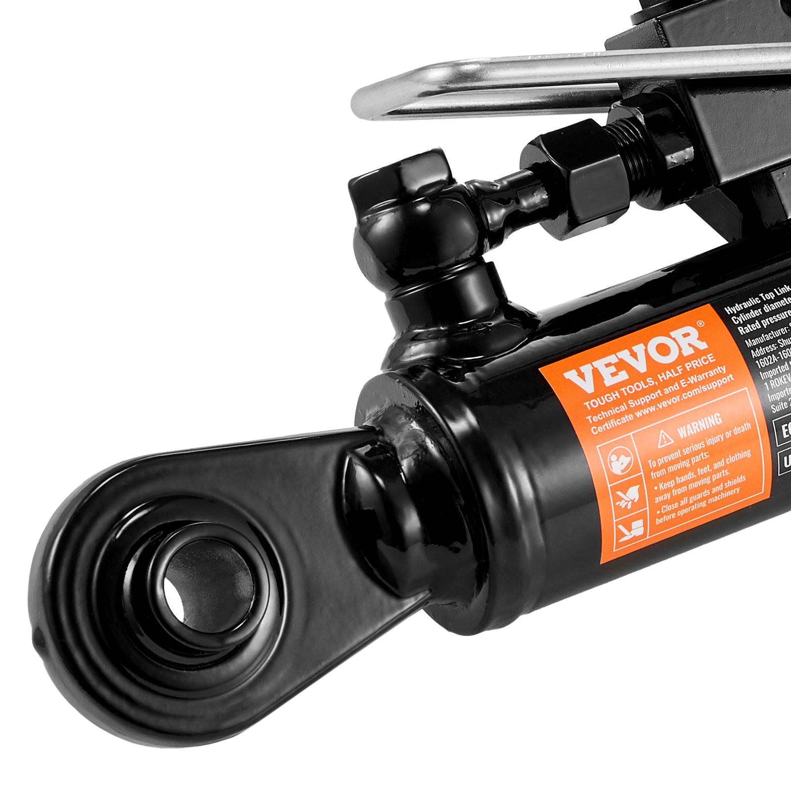 Uimoso Hydraulic Top Link Cat.1-1 / Cat.2-2 18 1/8" - 31 7/8" with 2x Hoses