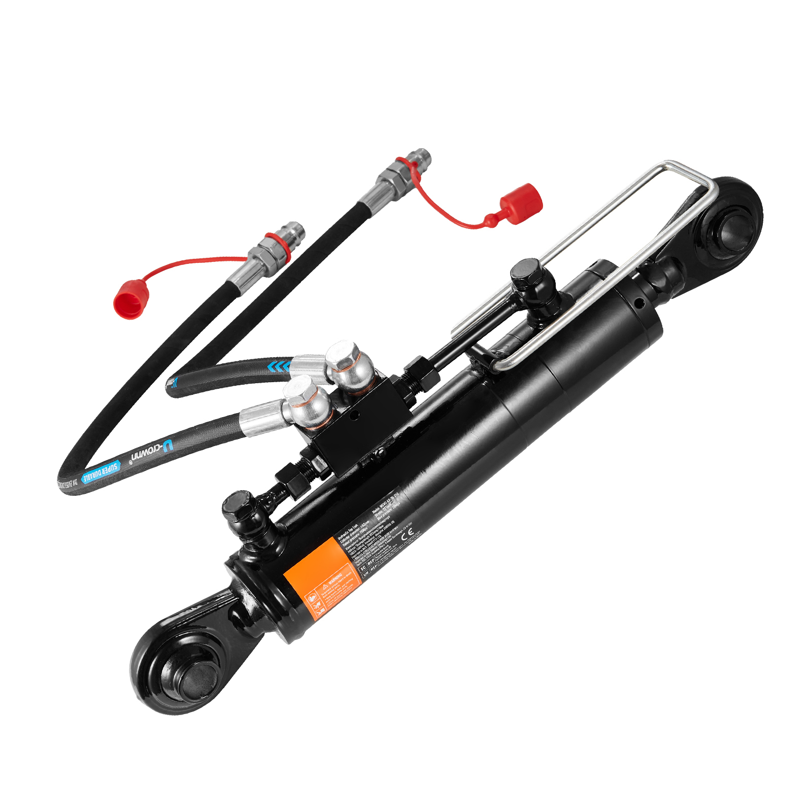 Uimoso Hydraulic Top Link Cat.1-1 / Cat.2-2 18 1/8" - 31 7/8" with 2x Hoses