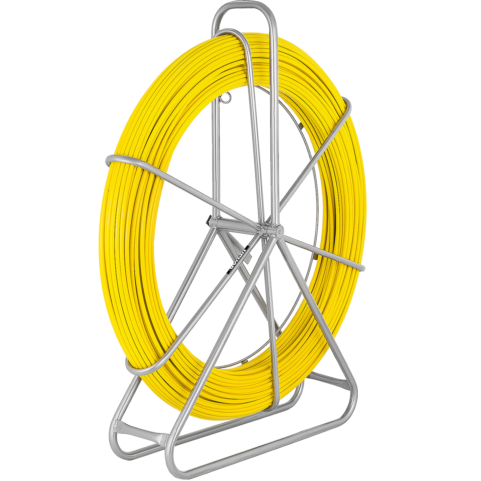 130M/425FT Fish Tape 6 mm Fiberglass Wire Cable Running Rod Duct Rodder Puller 