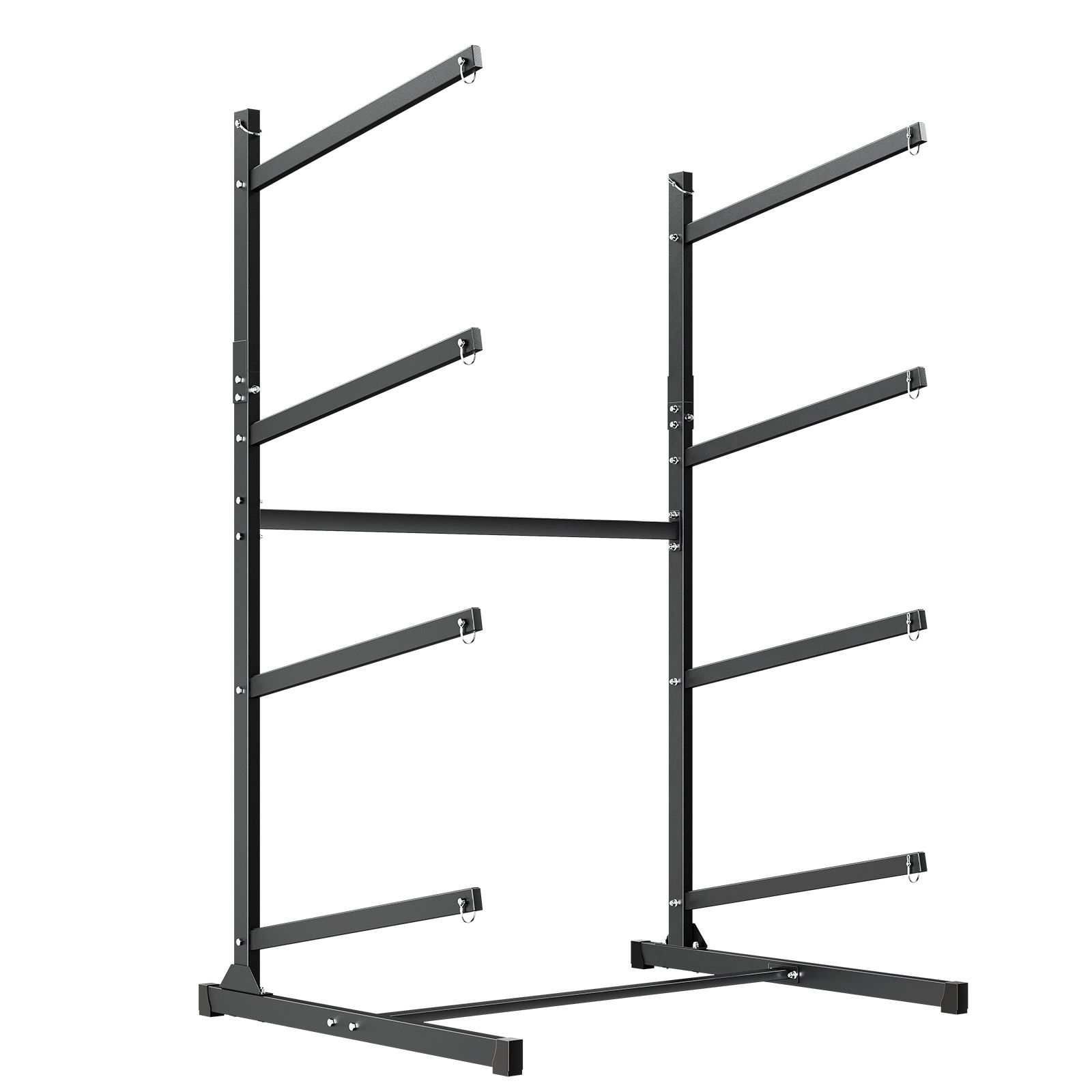 Uimoso Adjustable Kayak Storage Rack for 2/4 Kayaks Paddleboards 200-300 lbs