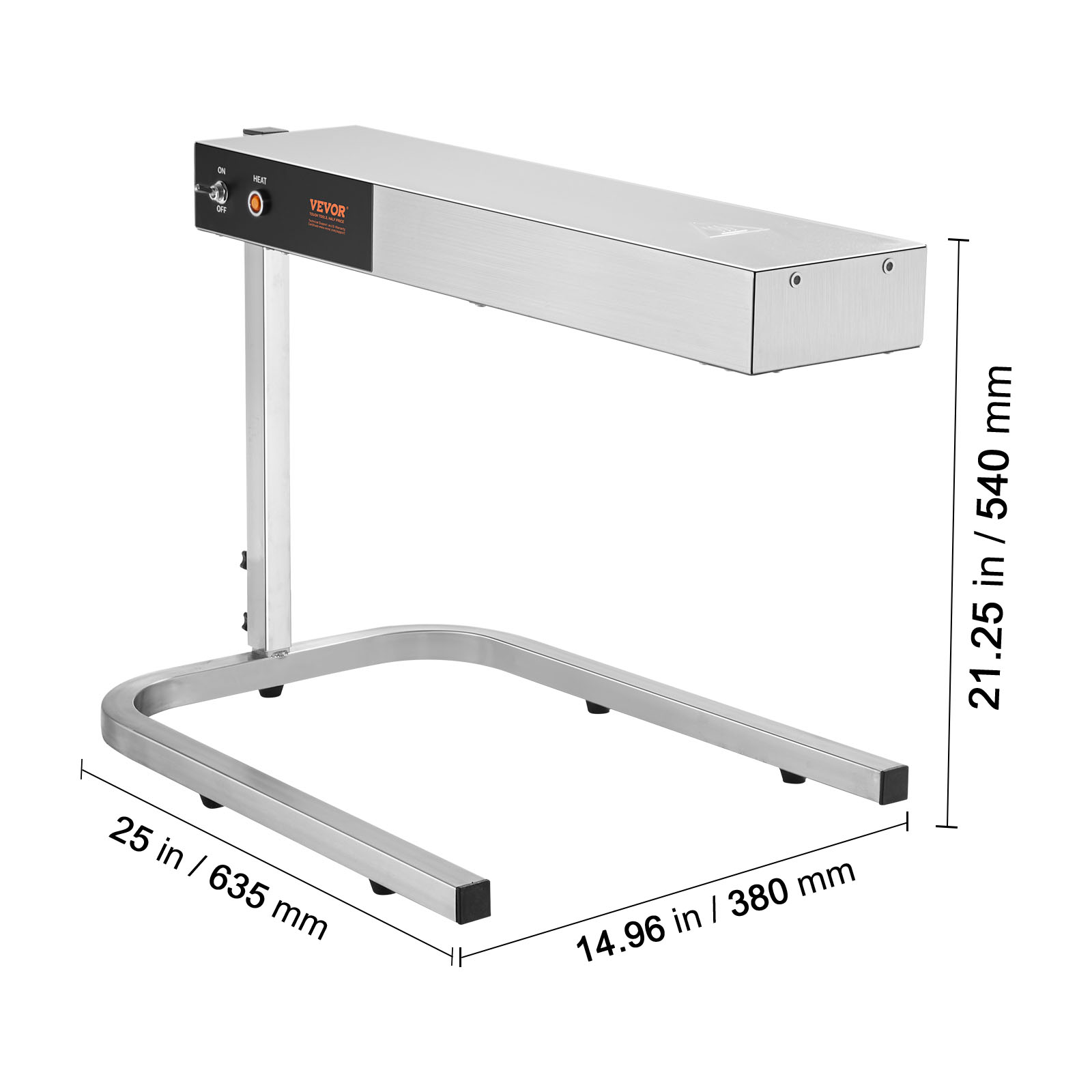 Scaldapatatine Fritte Professionale 750W In Acciaio Inox - Per Ristoranti, Feste E Banchi Fast Food