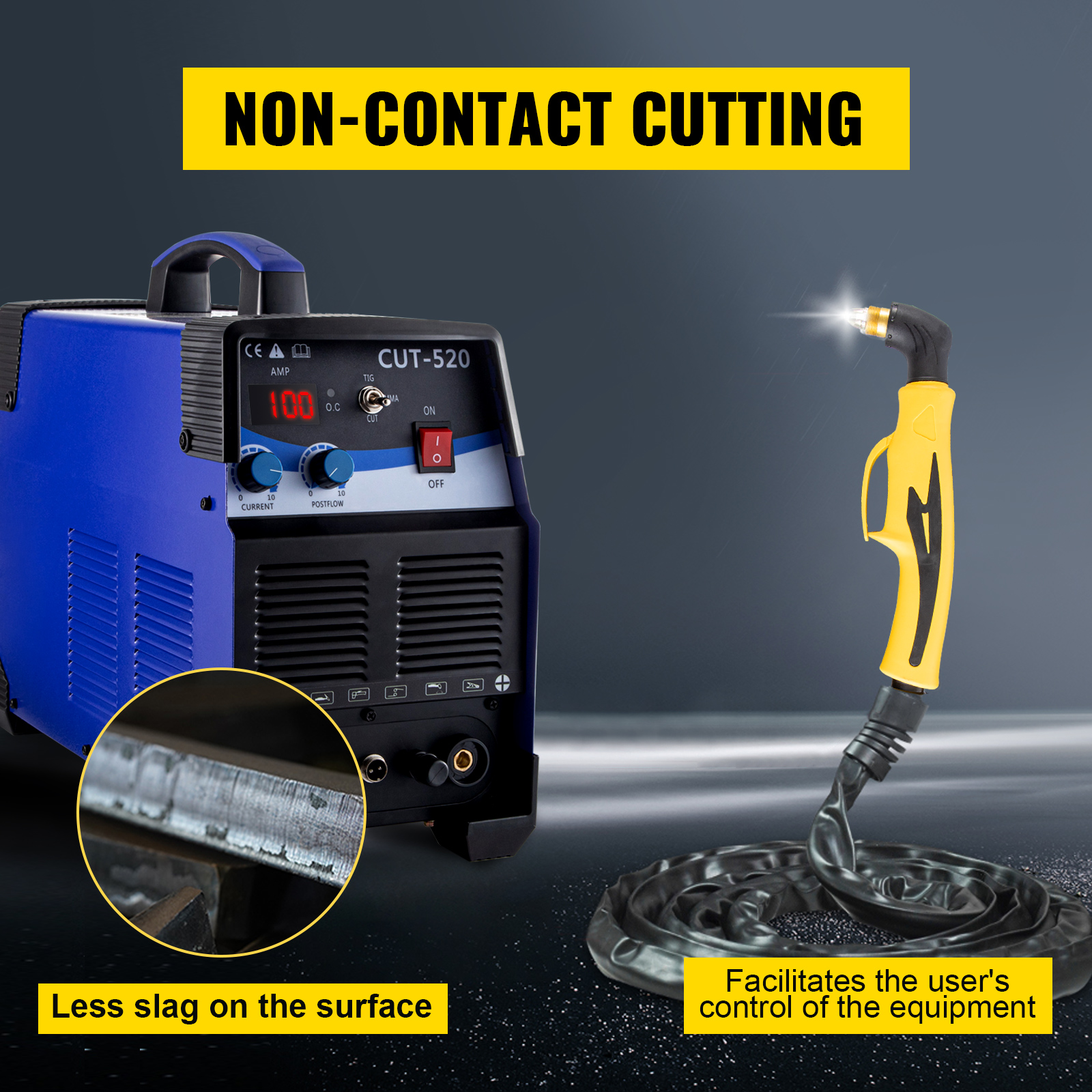 Vector Welding Set Di Ricambi AG-60 Per Taglierina Plasma – 60 Pezzi Tra Elettrodi, Ugelli E Tappi