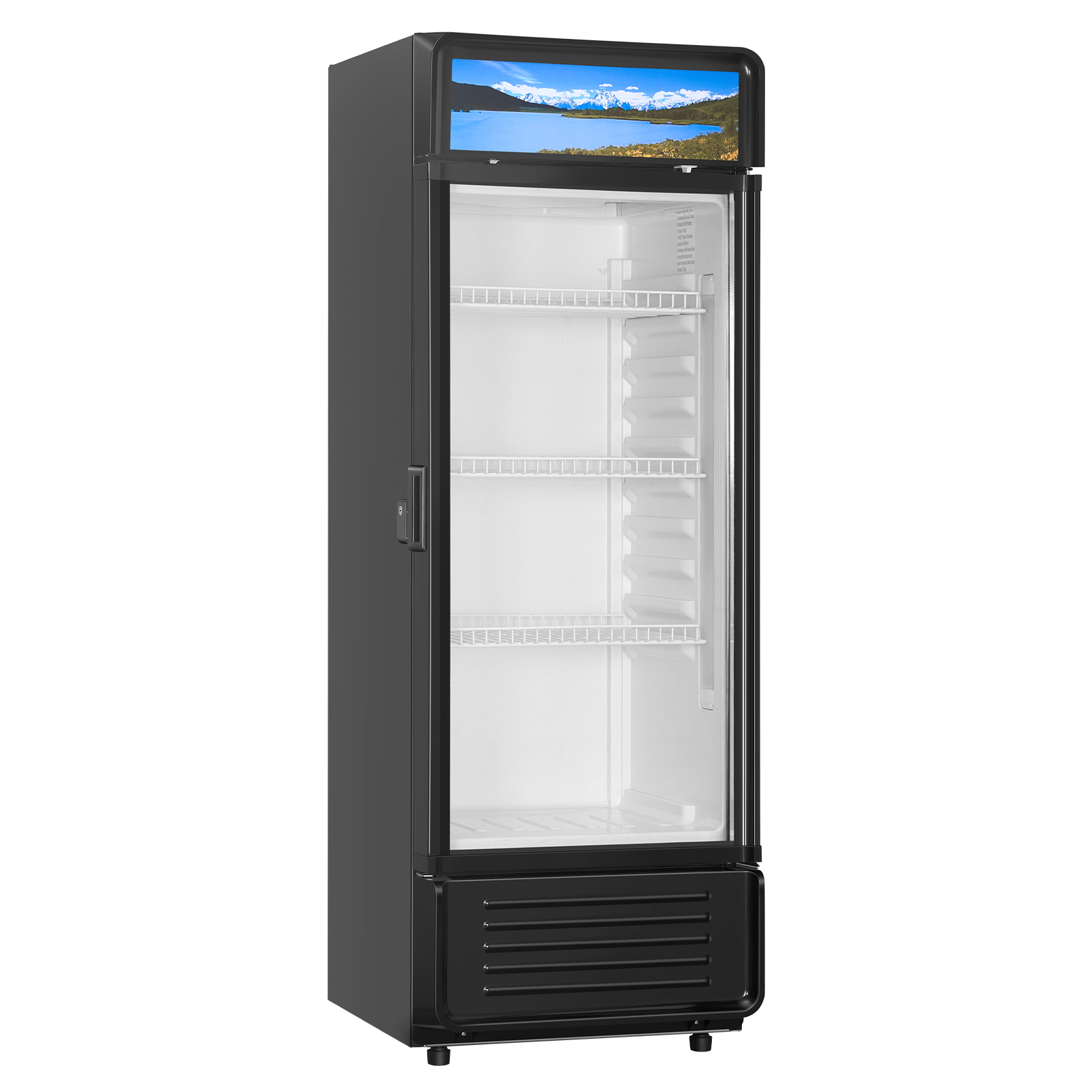 Commercial Merchandiser Refrigerator 6.9-36.27 CU.FT Glass Door Refrigerator