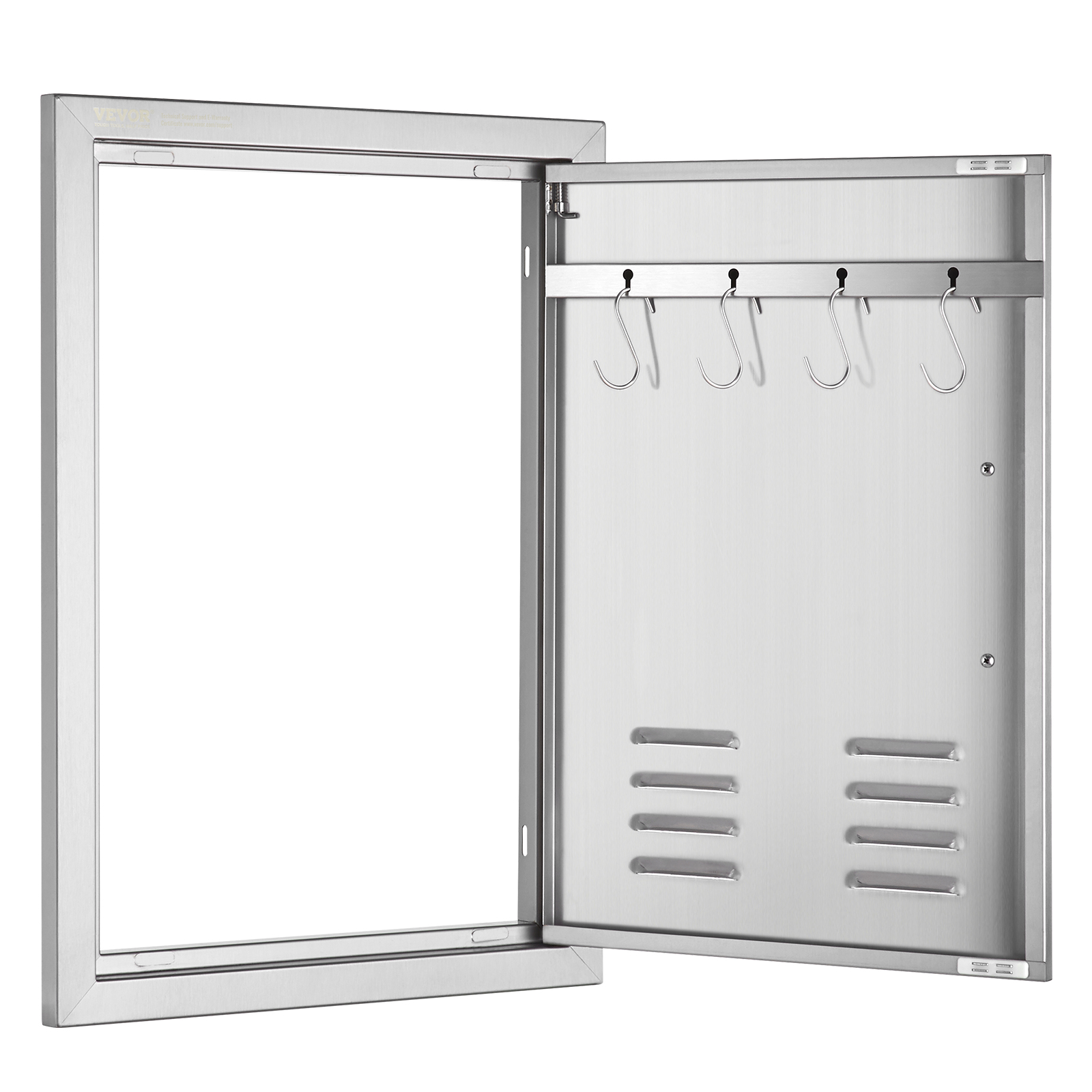 VEVOR Outdoor Kitchen BBQ Island Door Stainless Steel Double Single Access - Picture 157 of 182