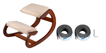 VEVOR-silla ergonómica para arrodillarse, taburete con cojín grueso para  oficina en casa, mejora la postura corporal, mecedora de madera, silla de  ordenador para rodillas - AliExpress