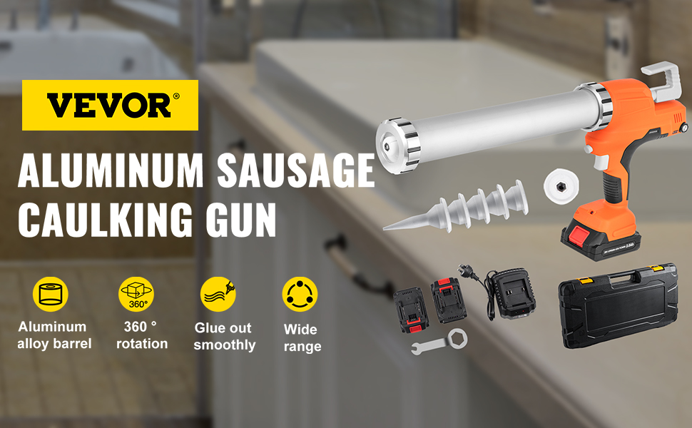 sausage pack 600ml caulk gun silicone