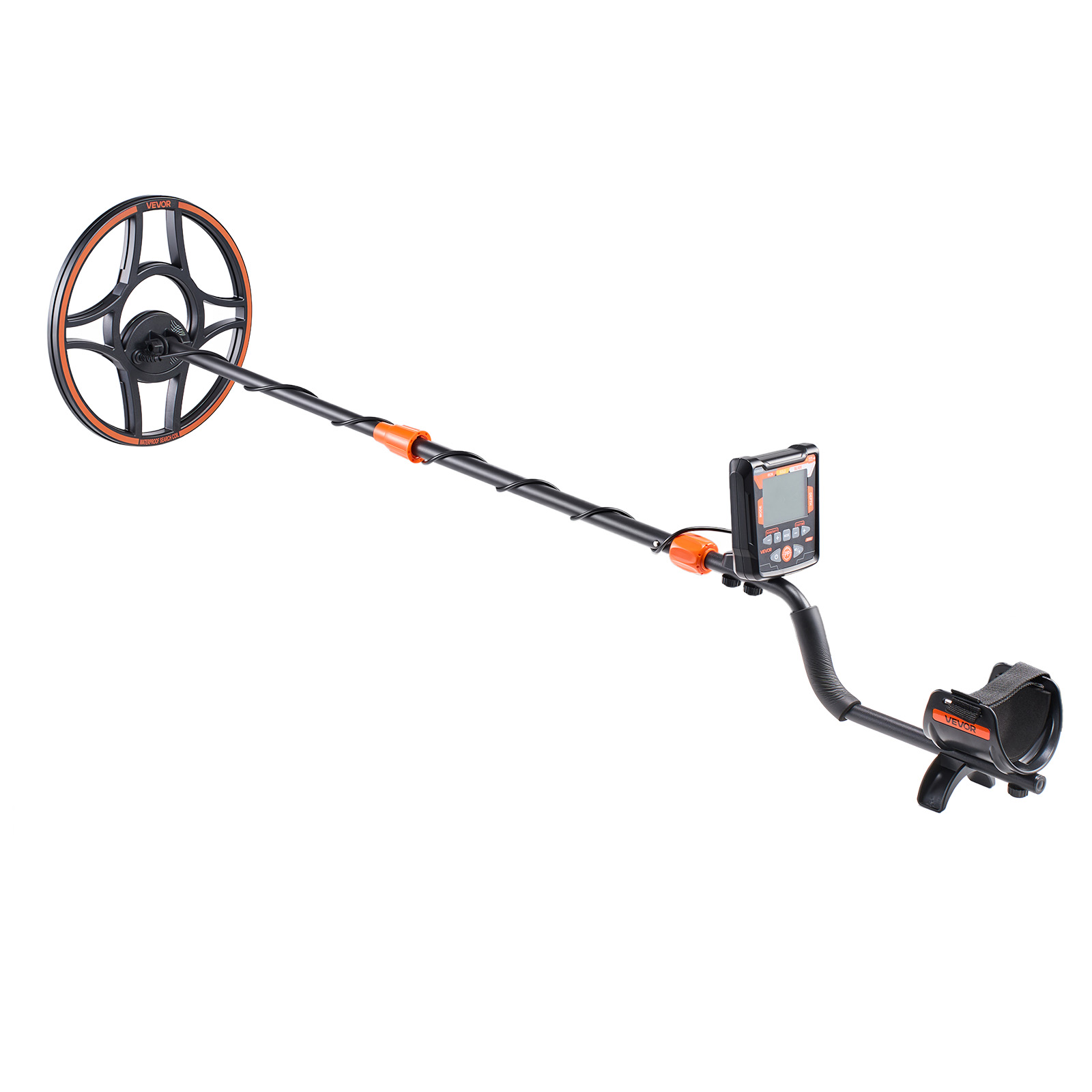 VEVOR Metal Detector for Adults 6-12" Professional Gold Detector Waterproof Coil