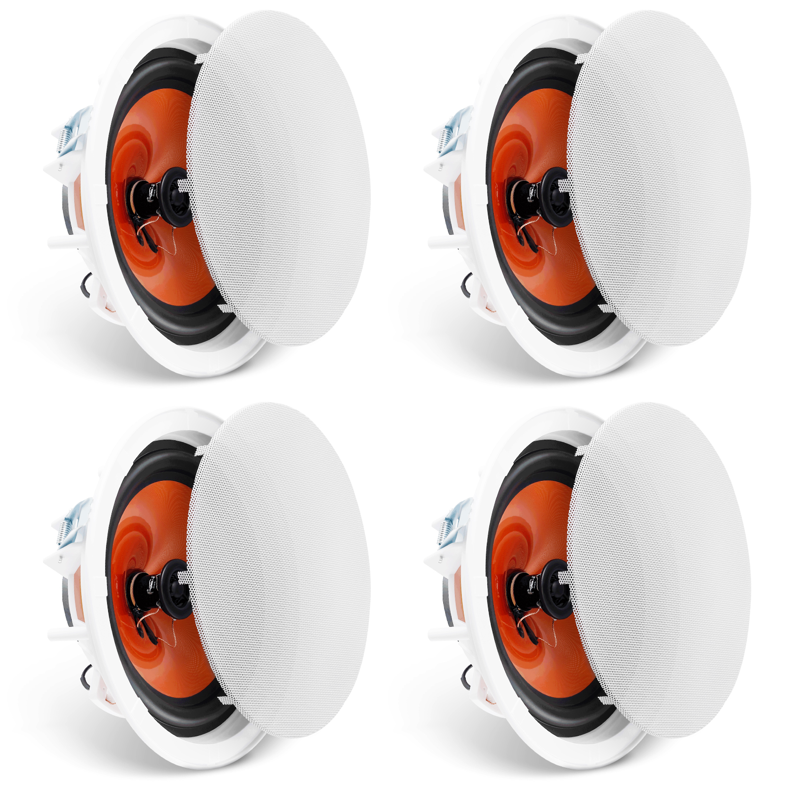 Ceiling Speakers 50-100W Flush Mount Ceiling & in-Wall Speakers 6.4/8/9.7 in