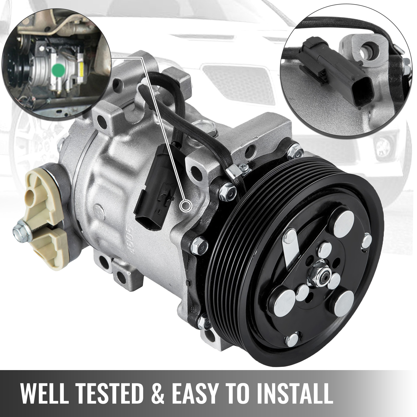 New Top Quality A/C Compressor And Clutch Fits For Dodge Dakota Durango ...