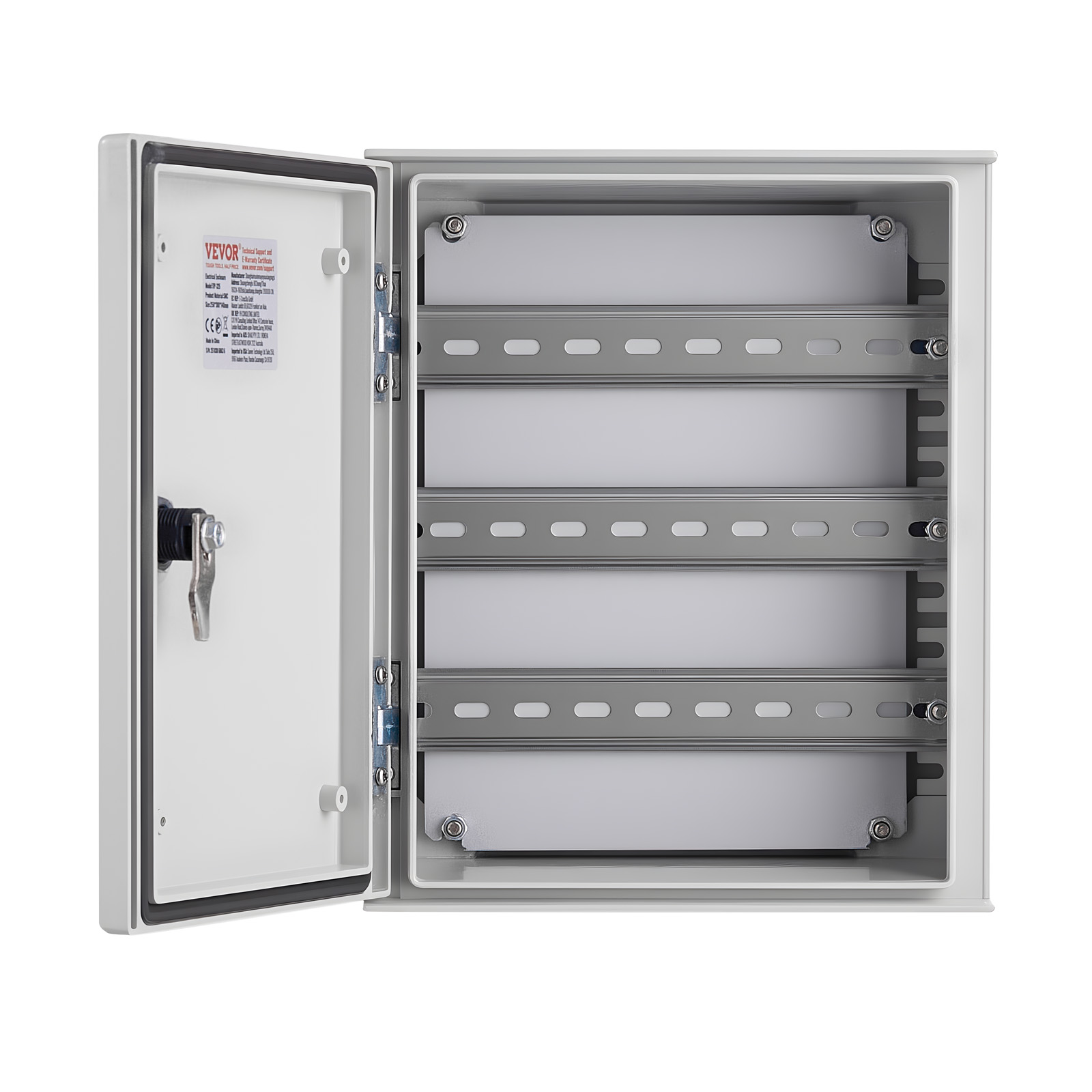 VEVOR 12'' 16'' 20" Fiberglass Electrical Enclosure IP66 Junction Box Outdoor 