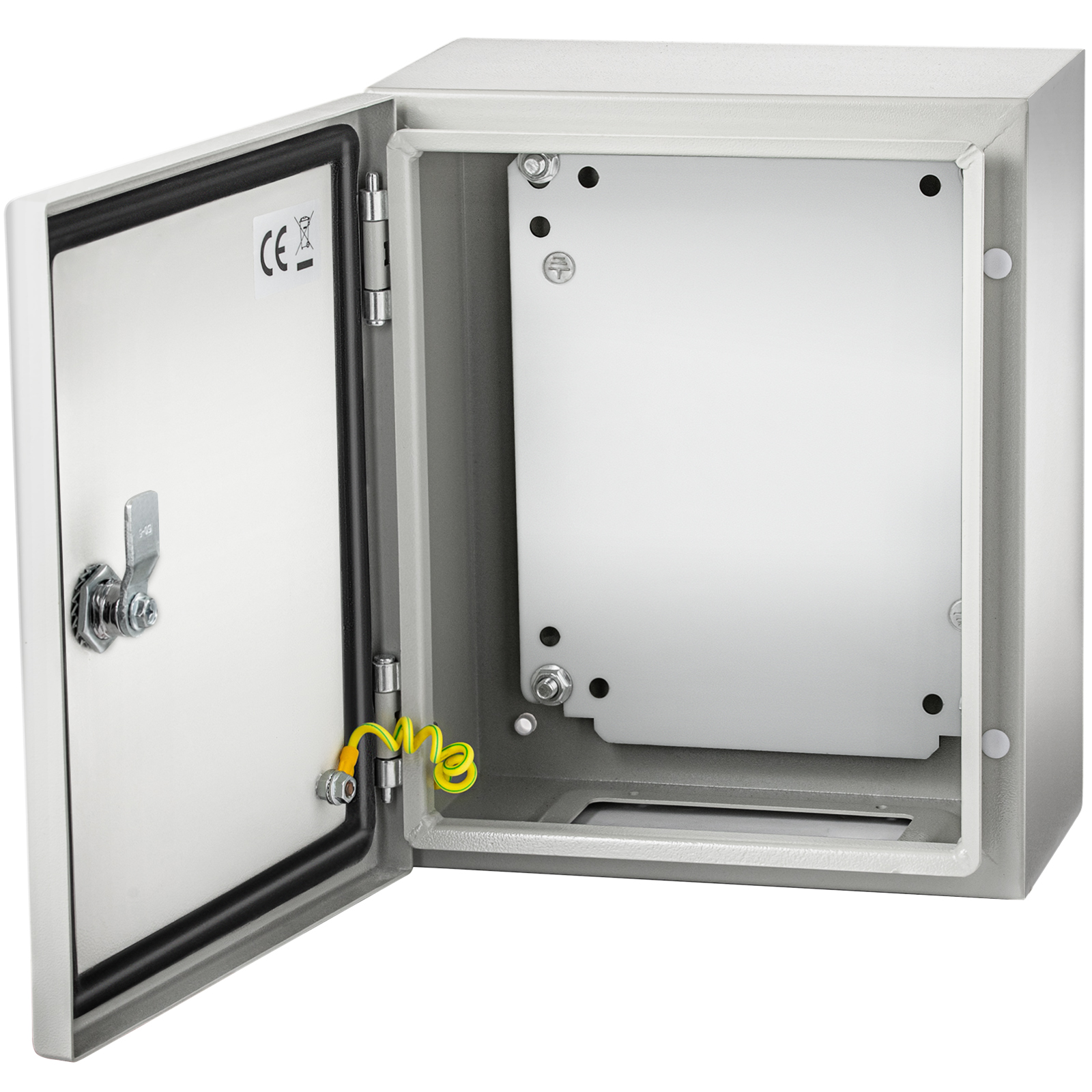 Steel Electrical Enclosure,8x8x6 inch,IP66 Weatherproof Box