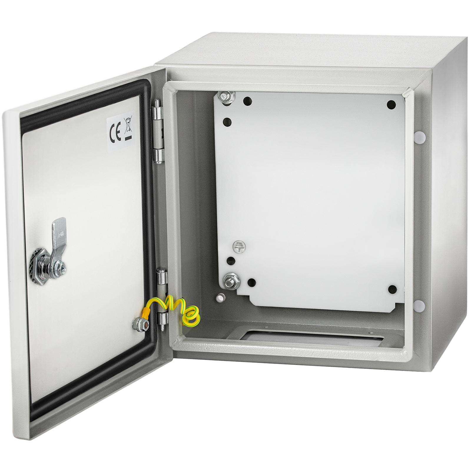 Steel Electrical Enclosure,12x8x6 inch,IP66 Weatherproof Box
