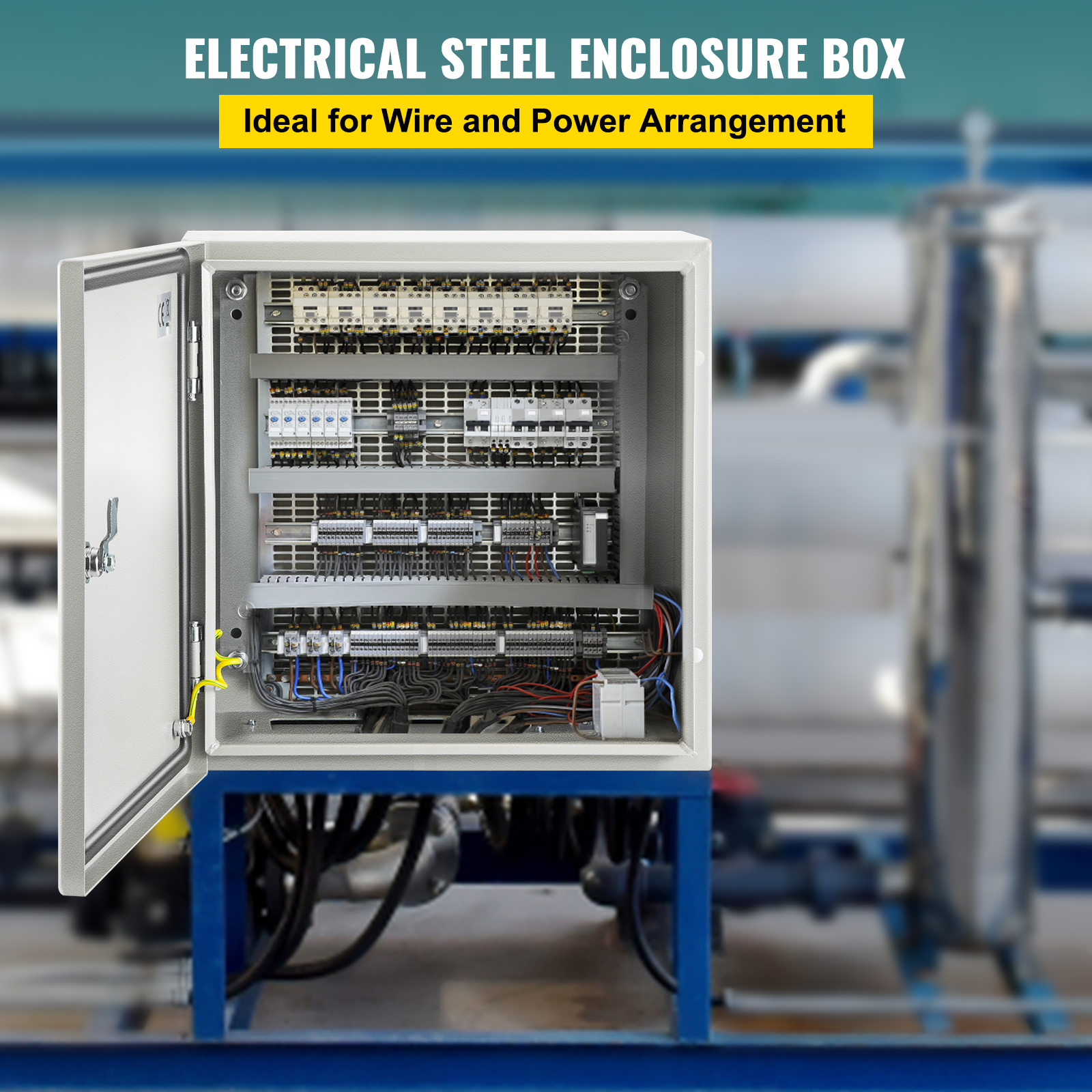 16'' 20'' 24'' Carbon Steel Electrical Enclosure IP65 Wall Mount Junction Box - Picture 40 of 146
