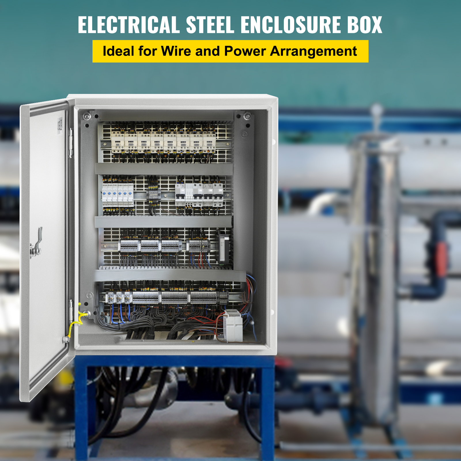 16'' 20'' 24'' Carbon Steel Electrical Enclosure IP65 Wall Mount Junction Box - Picture 88 of 146