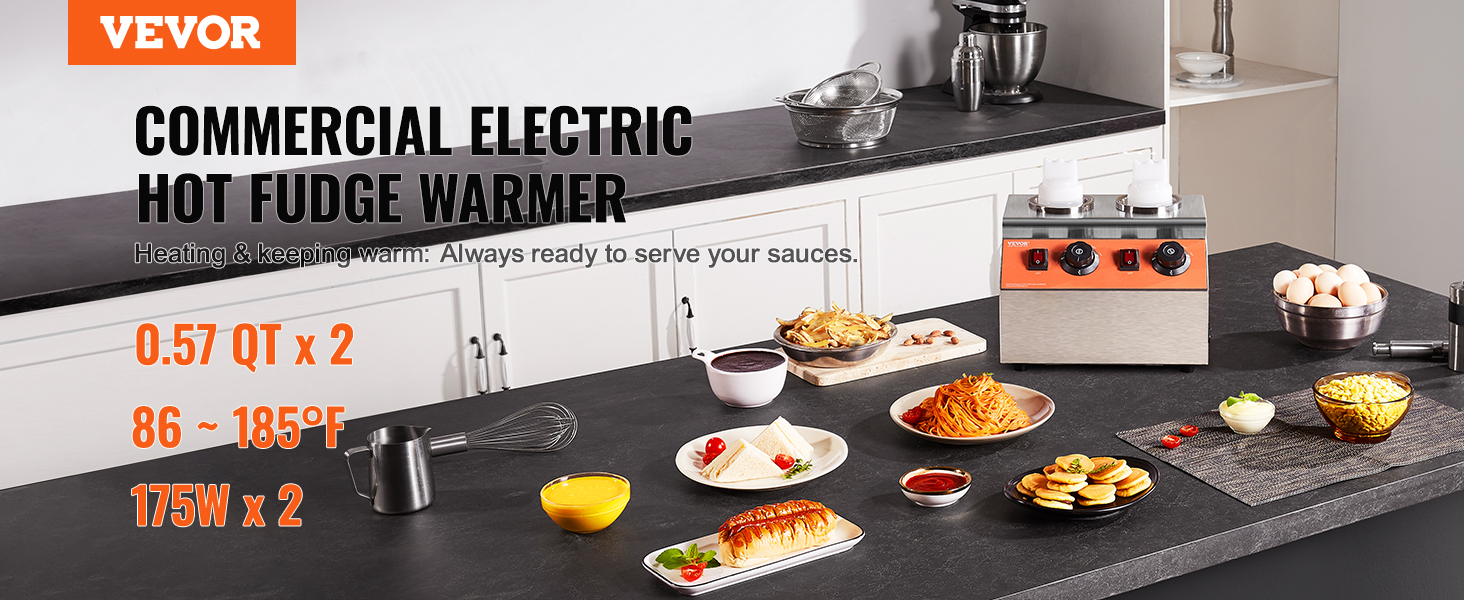 3.5 Qt Commercial Electric Hot Fudge Nacho Cheese Warmer Dispenser
