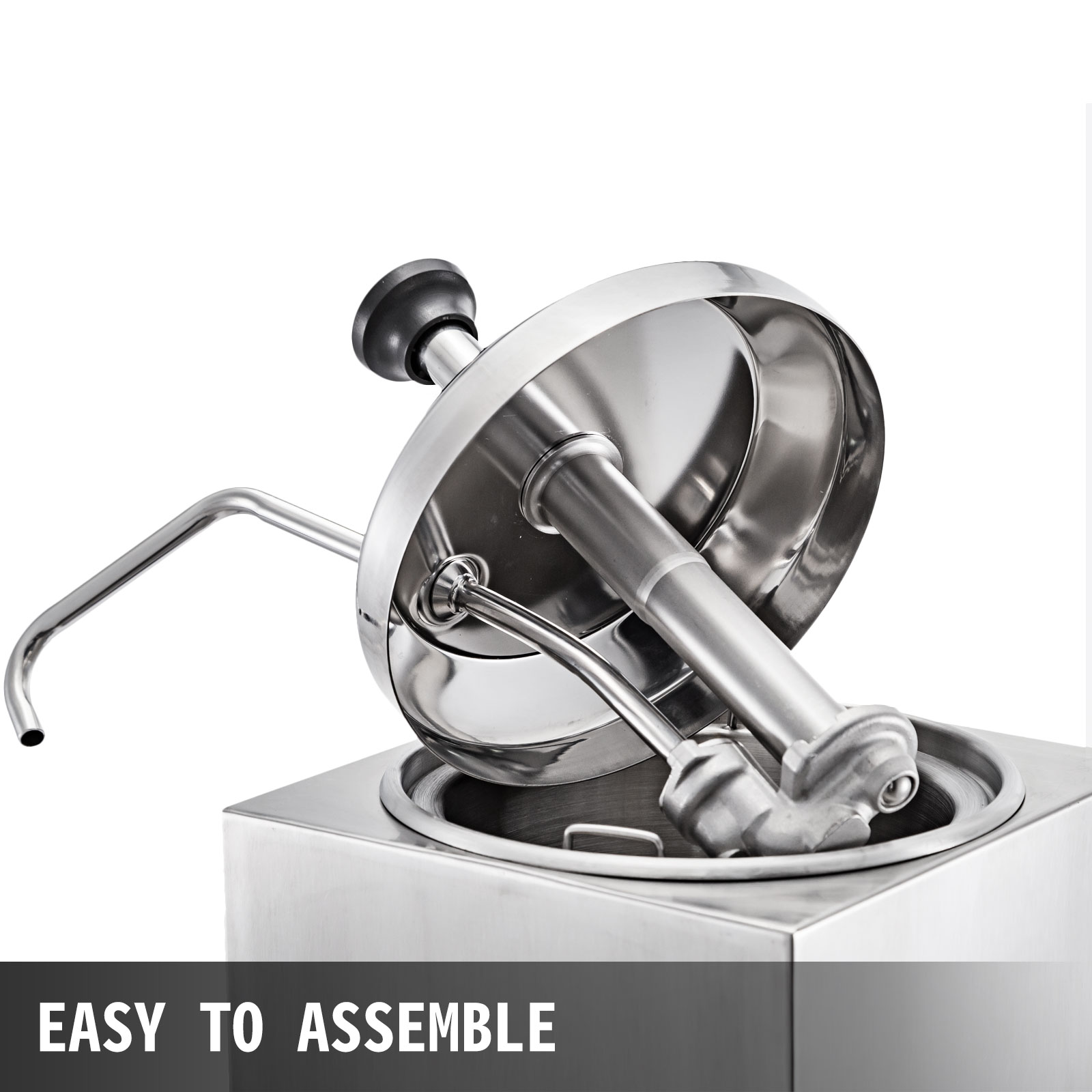 Fudge Warmer Hot Cheese Pump with 2 Pumps Nacho Cheese Warmer Stainless