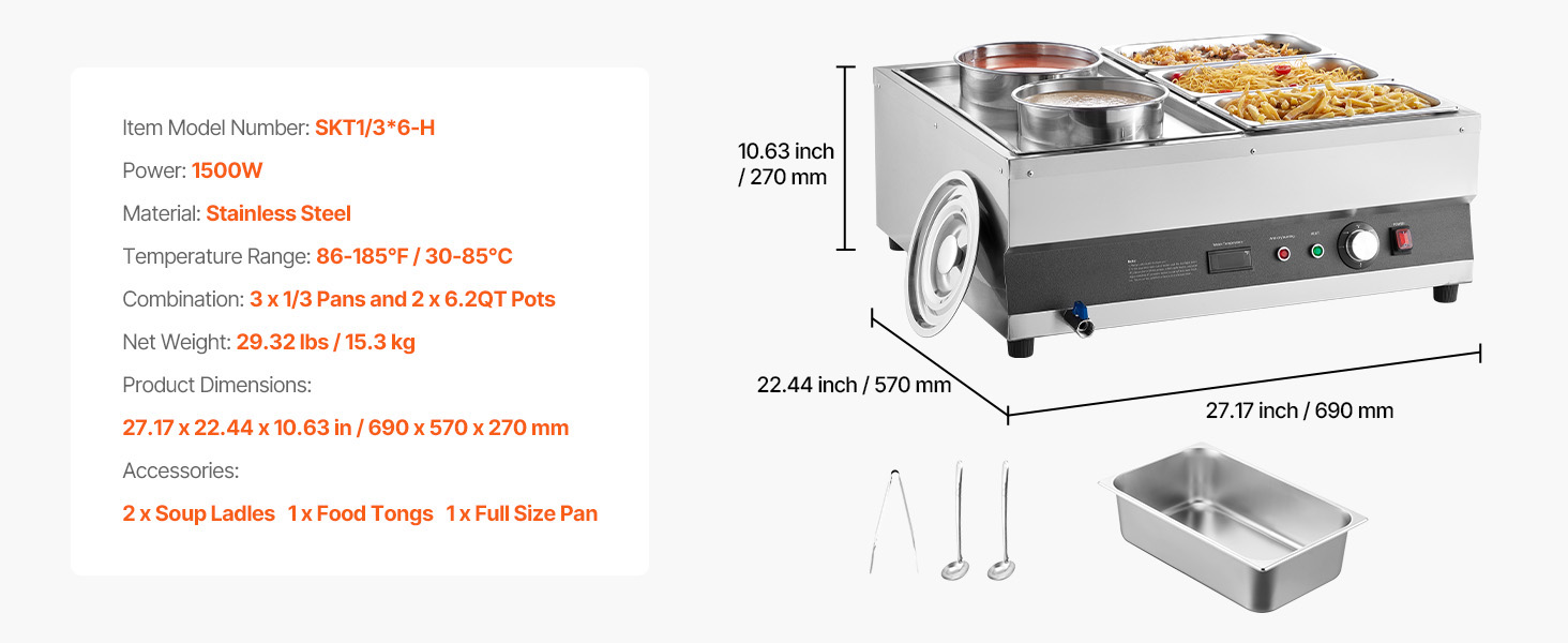 Complete soup warmer unit
