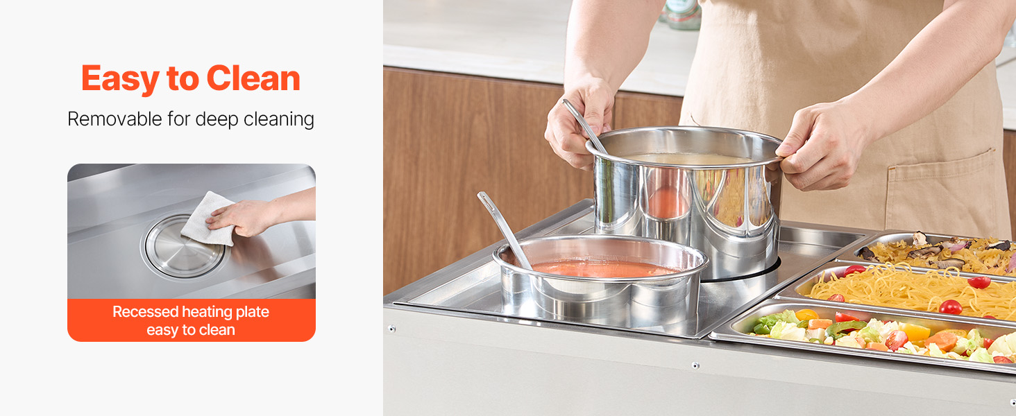 Removable containers for cleaning