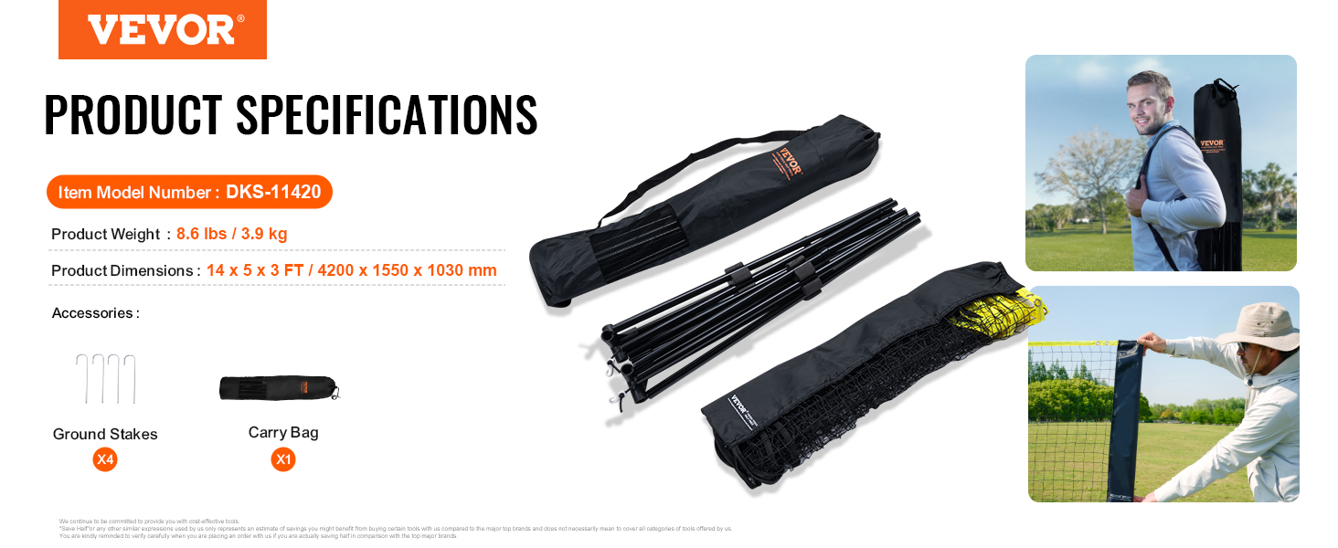 Badminton Net,Portable,Carrying Bag