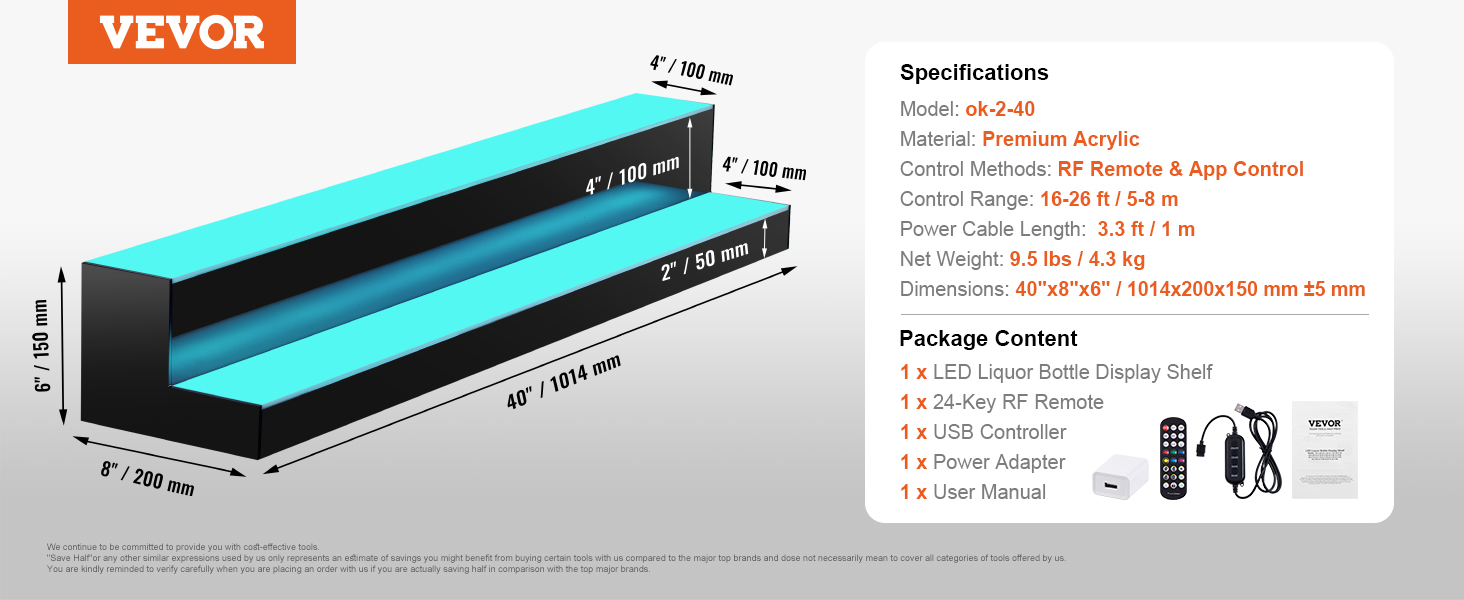 Bottle display,LED,RF remote and App control