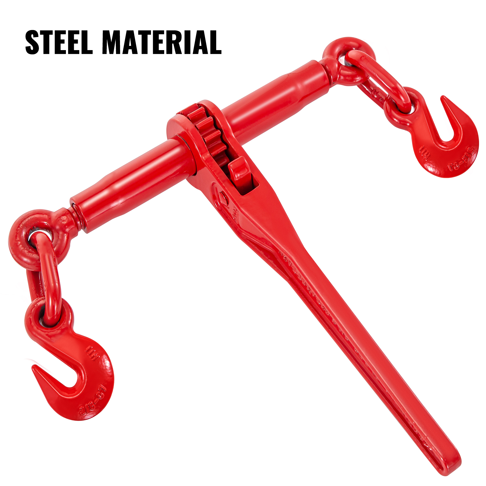 steel, 9215/6600lbs, red