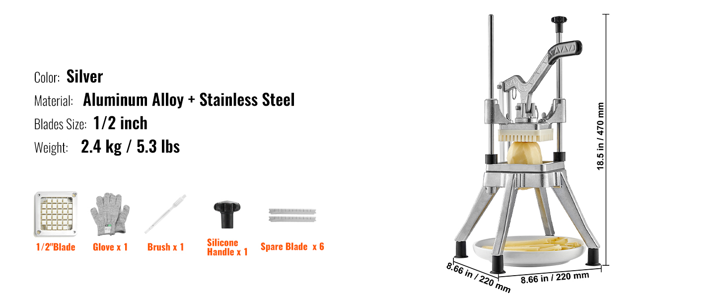 Commercial Chopper,Blade,Stainless Steel