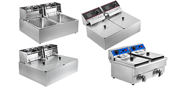 commercial deep fryer,stainless steel,large capacity