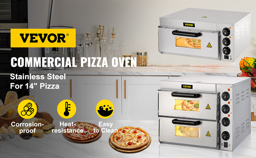 commercial pizza oven,stainless steel,for 14