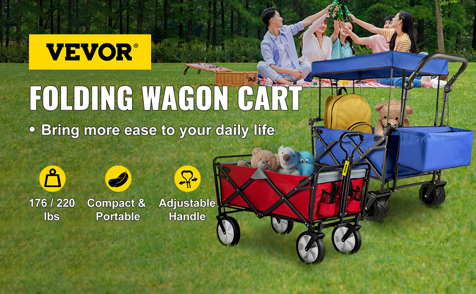 Wagon Cart,Folding,Camping