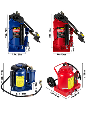 hydraulic bottle jack,20/32/50 ton,auto repair