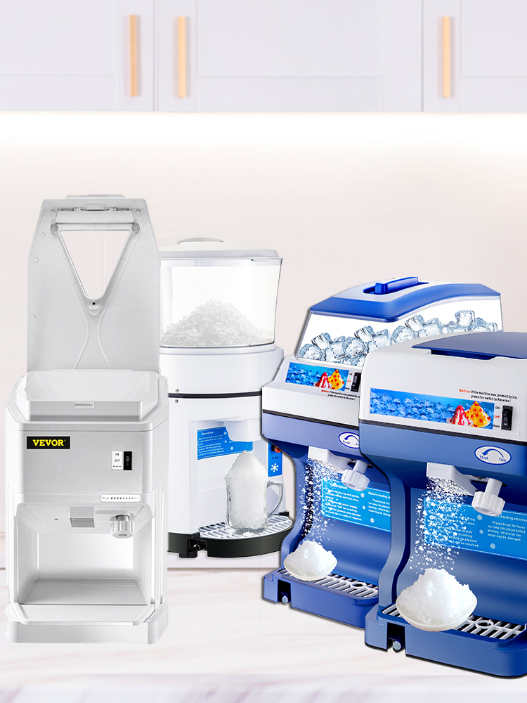 commercial snow cone machine, stainless steel blade, high production