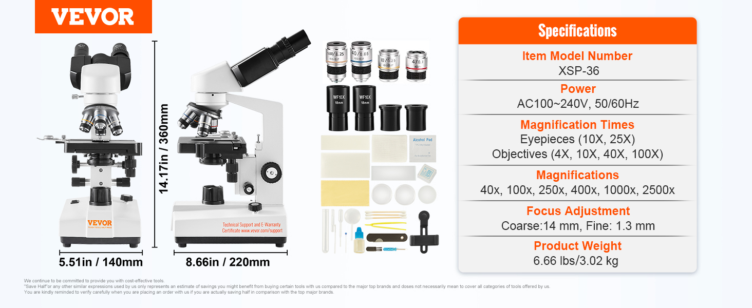 microscope,40X-2500X/40X-5000X,Binocular/Trinocular
