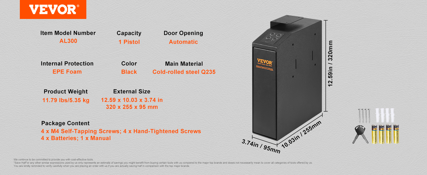 pistol safe, Biometric,Handgun