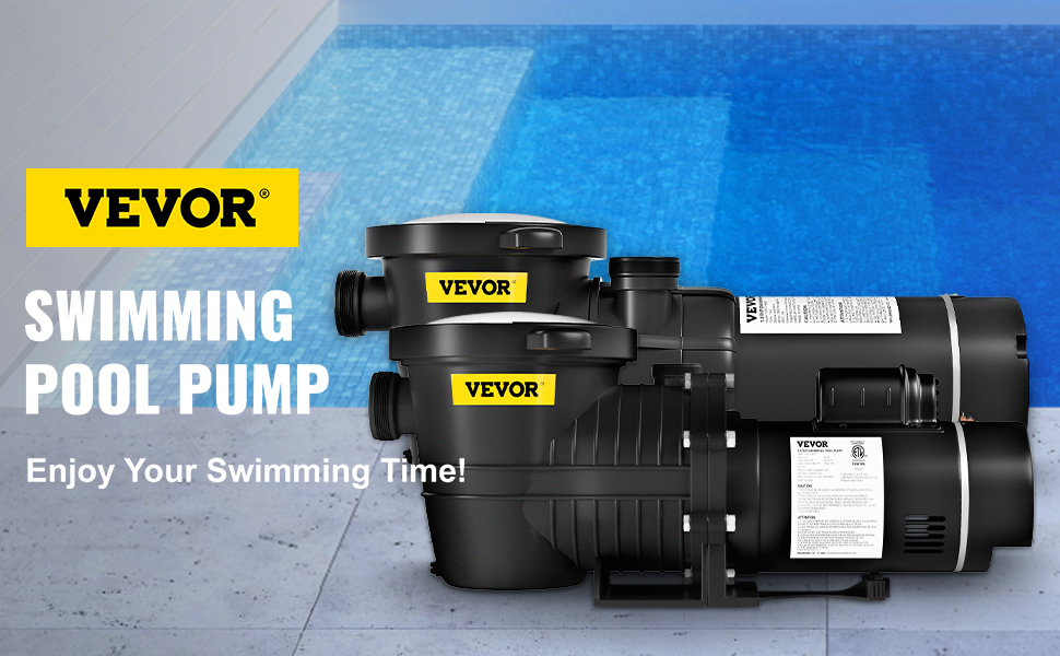 Pool Pump,2 HP,1.5 HP