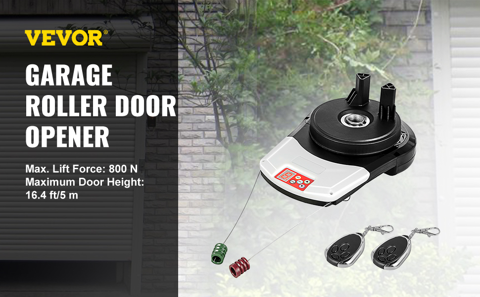 Roller Door Opener,2 Remote/Garage Roller Door Opener,Remote Control,Automatic