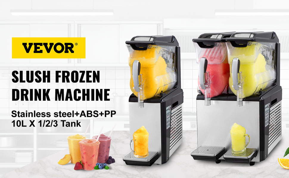 VEVOR 20L Frozen Drink Machine: Slush Maker